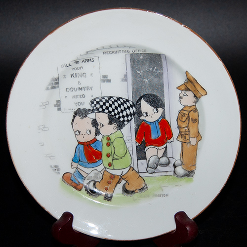 Paragon Peek-a-Boo Series Tea Plate designed by Chloe Preston