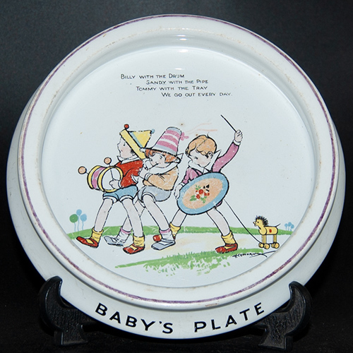 Baby's Plate designed by Hilda Cowham