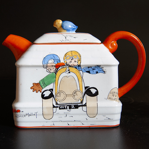 1920s Paragon China Beatrice Mallet Series Teapot