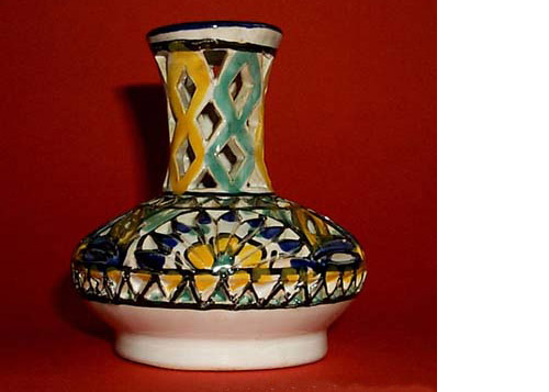 Deco Vase with pierced decoration