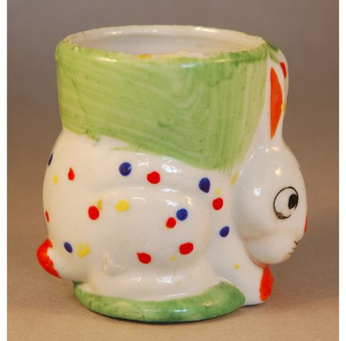 1930s Egg Cup modelled as an Easter Bunny Rabbit