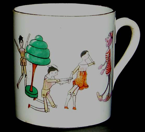 Coffee Can with Dutch Dolls design - after Florence Upton (Sold)